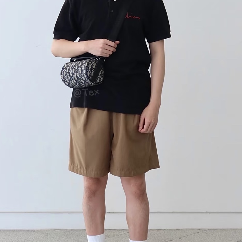 Dior迪奧Oblique刺繡老花圓筒包單肩斜挎包👜-27