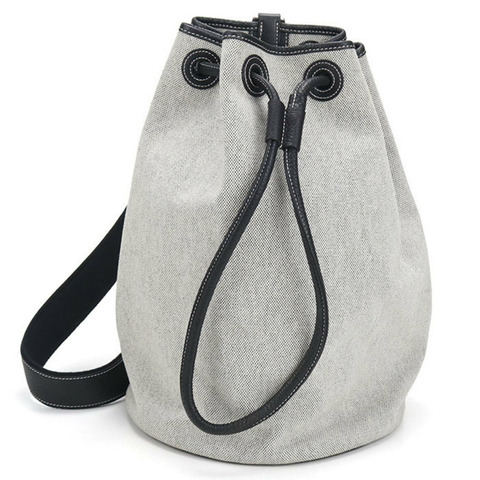 愛馬仕 Hermes 肩背包 Sac Marine Recife MM 女士灰色