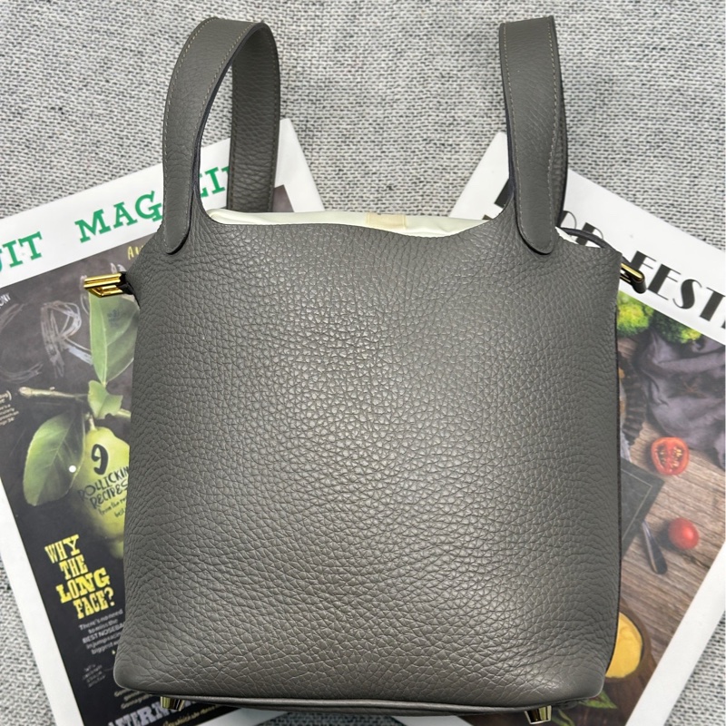 愛馬仕/Hermes 菜籃子積雨雲灰 U刻-1