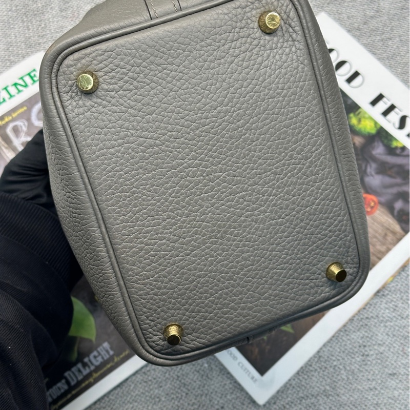 愛馬仕/Hermes 菜籃子積雨雲灰 U刻-6