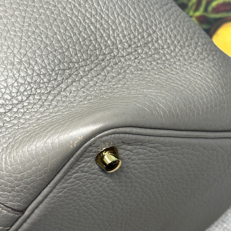 愛馬仕/Hermes 菜籃子積雨雲灰 U刻-8