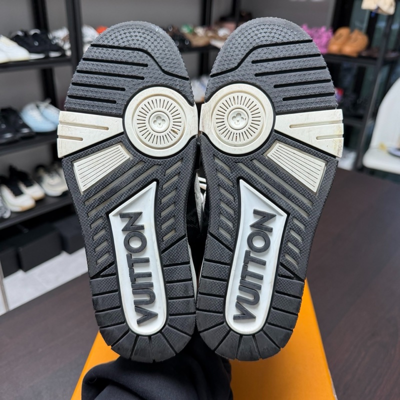 LV路易威登 trianer路易威登 黑白牛仔 板鞋 36.5碼-7