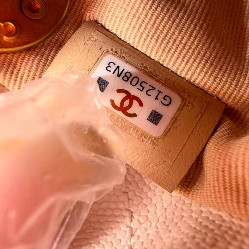 Chanel/香奈兒 22A 白色 金幣 mini抽繩 水桶包小水桶 單肩斜挎包 小廢包 附件：防塵袋 尺寸：11*9cm-6