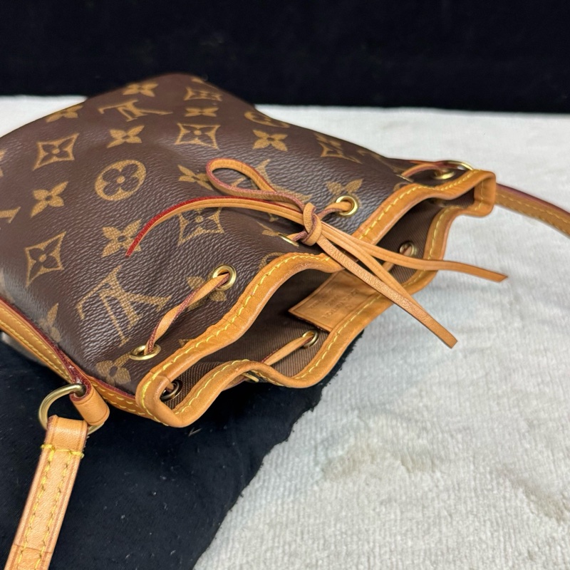 LV路易威登 老花nano noe抽繩水桶包 成色97新-5