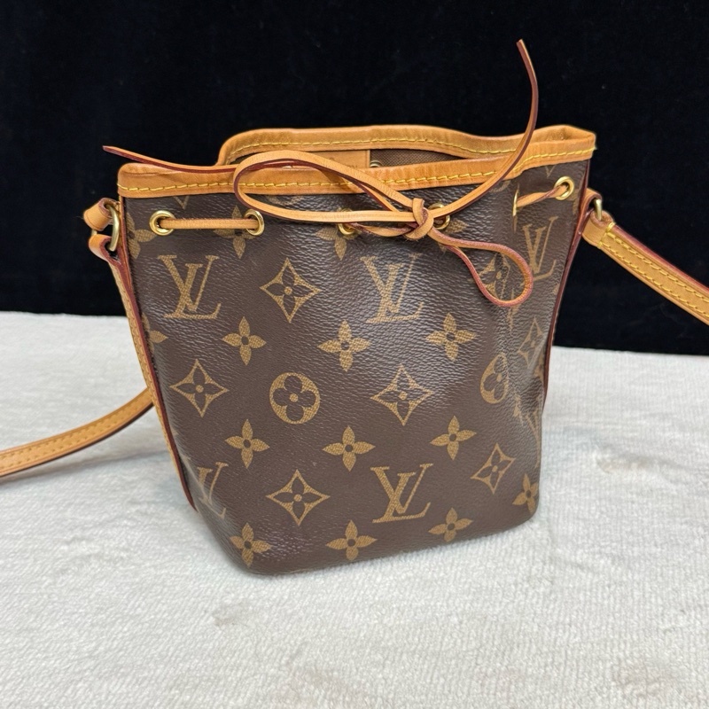 LV路易威登 老花nano noe抽繩水桶包 成色97新-6