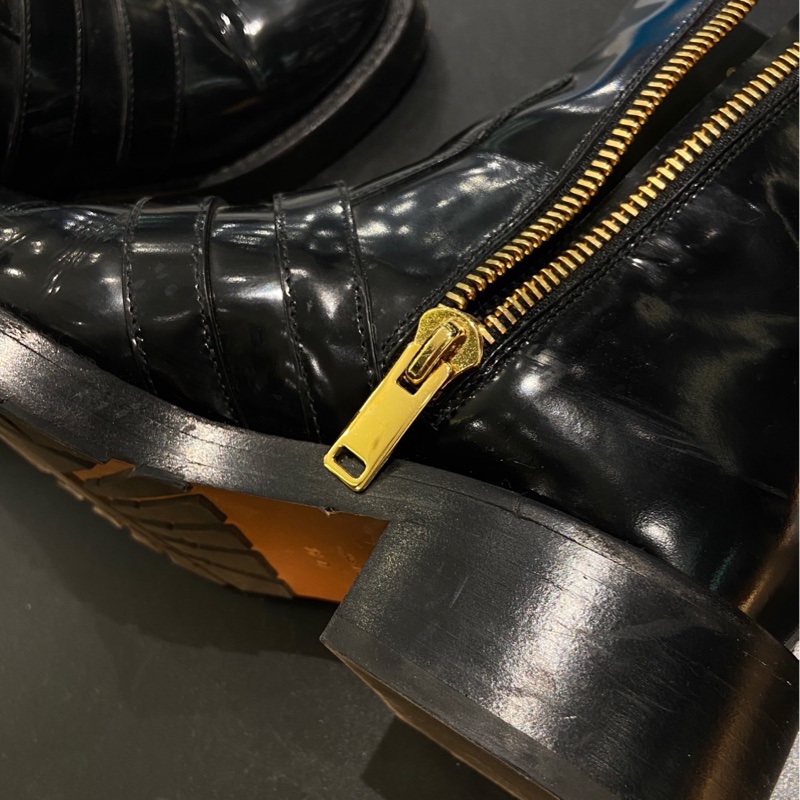 Dior金扣皮靴-5
