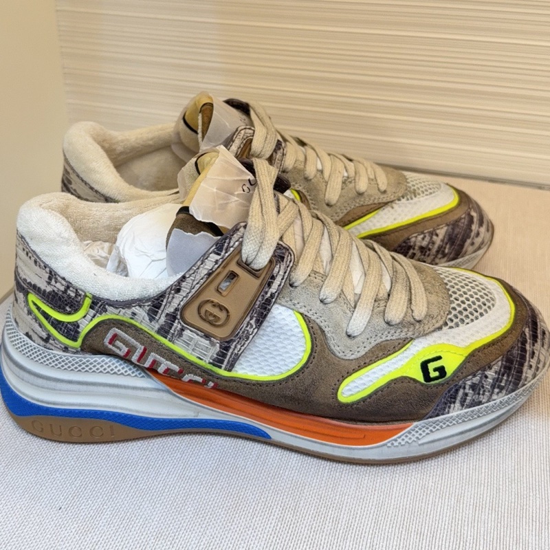 99新  Gucci 古馳   女款運動鞋 36碼 🈚附件-1