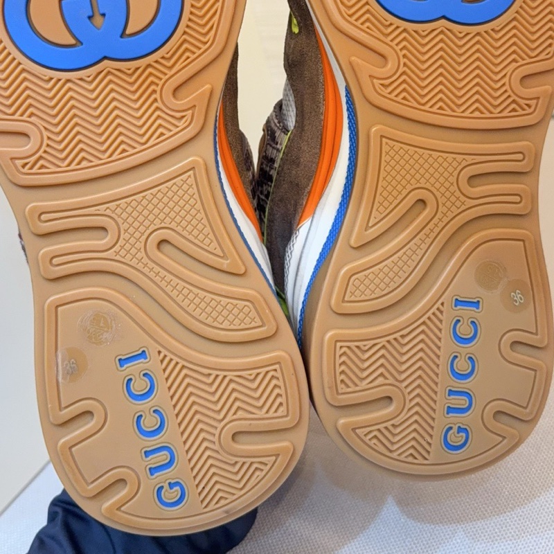 99新  Gucci 古馳   女款運動鞋 36碼 🈚附件-5