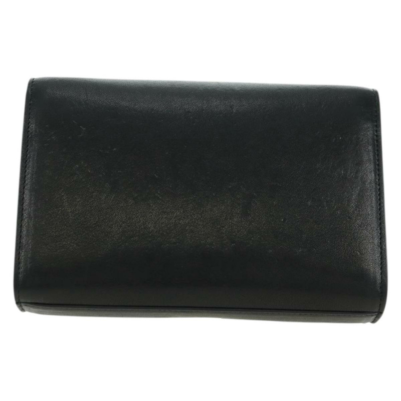 【日本直送】SAINT LAURENT 鏈條單肩包 皮革 黑色 金色 正品 175895SAM-1