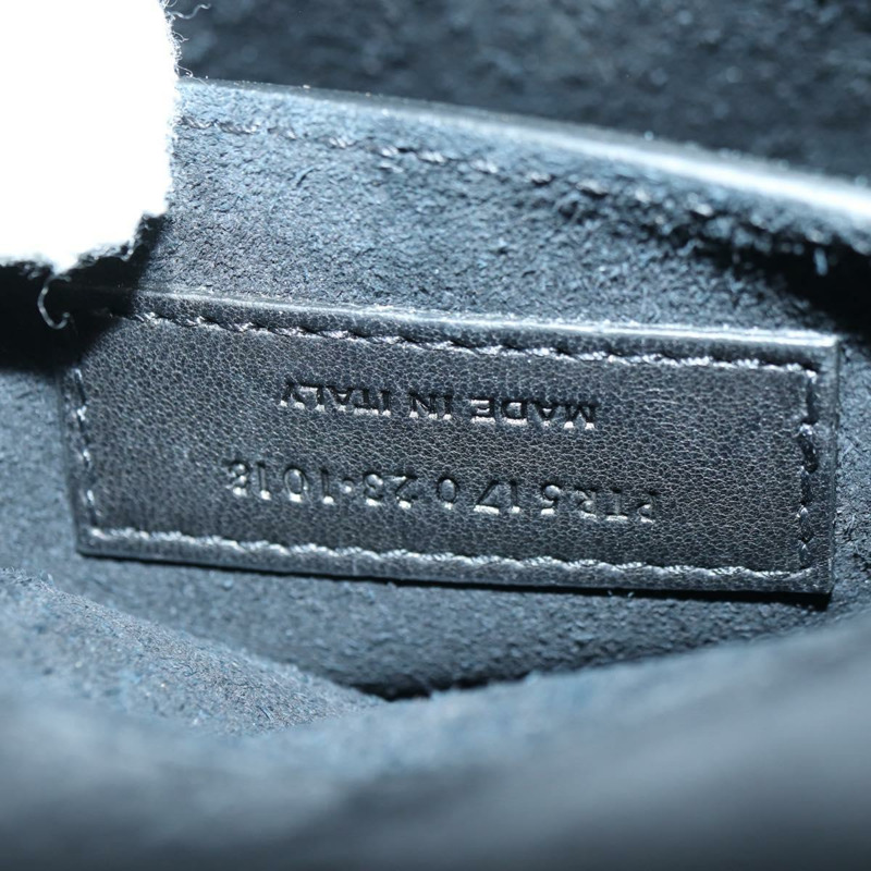 【日本直送】SAINT LAURENT 鏈條單肩包 皮革 黑色 金色 正品 175895SAM-11