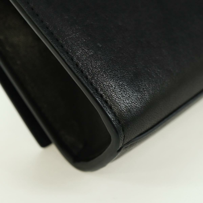 【日本直送】SAINT LAURENT 鏈條單肩包 皮革 黑色 金色 正品 175895SAM-14