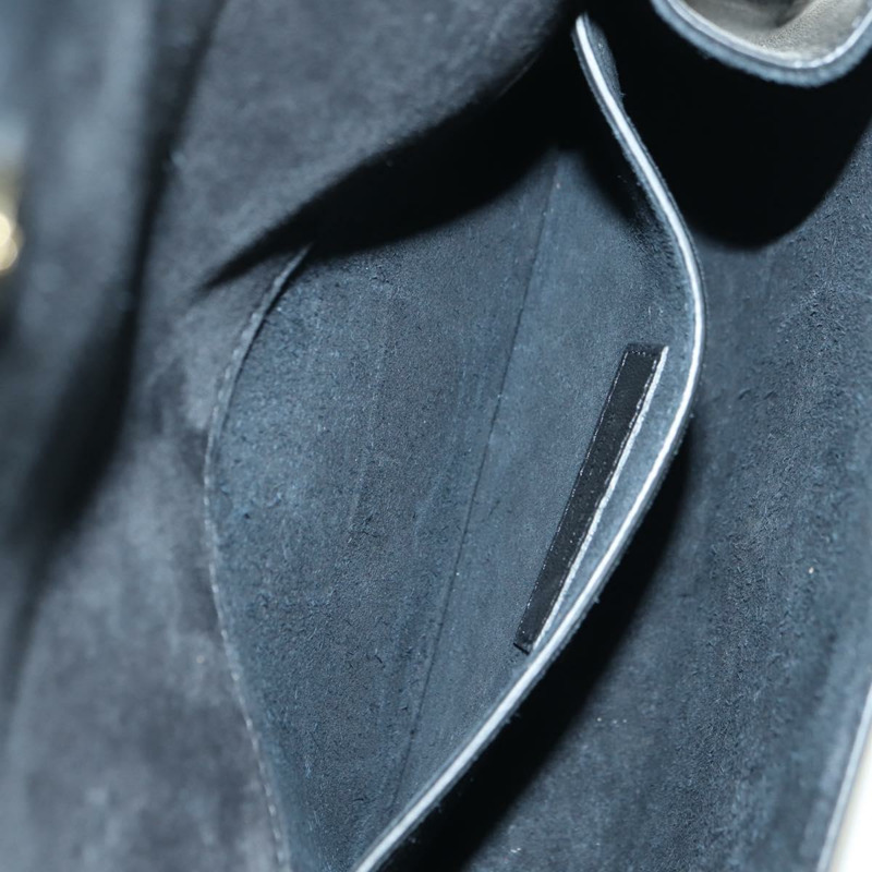 【日本直送】SAINT LAURENT 鏈條單肩包 皮革 黑色 金色 正品 175895SAM-21