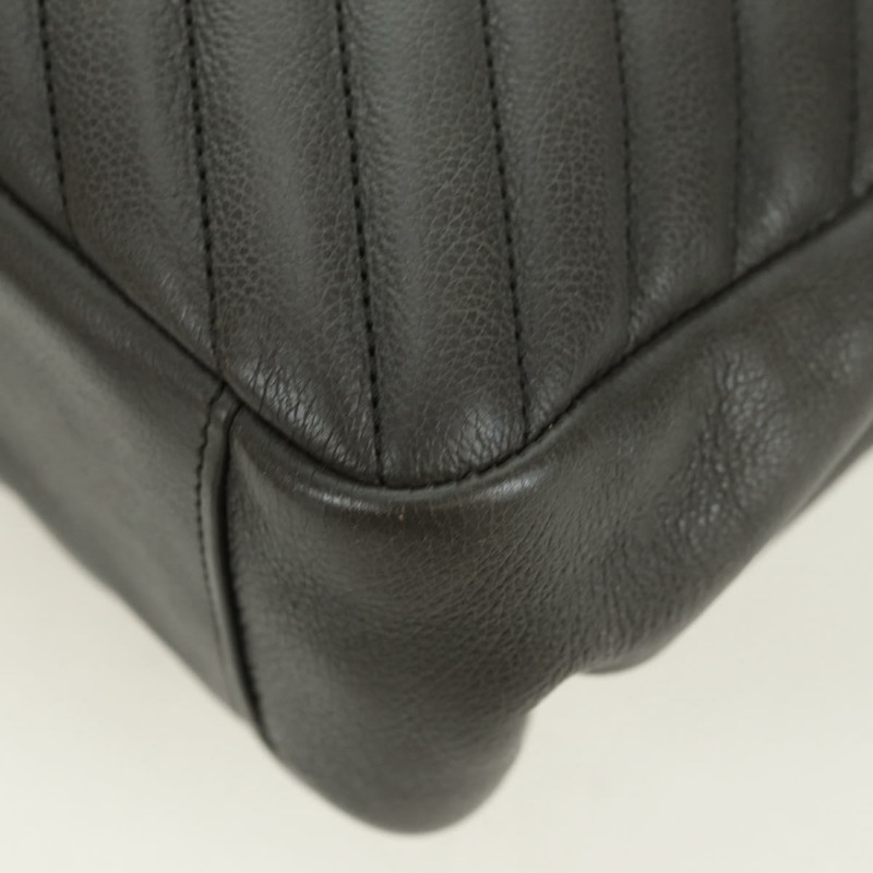 【日本直送】SAINT LAURENT 鏈條單肩包 皮革 灰色 銀色 正品 BA12267SAV-19