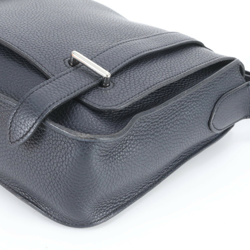 愛馬仕 X 字樣 Steve Caporal 27 Taurillon Clemence 皮革肩背包/斜背包（男款）-2