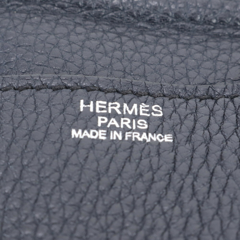 愛馬仕 X 字樣 Steve Caporal 27 Taurillon Clemence 皮革肩背包/斜背包（男款）-6