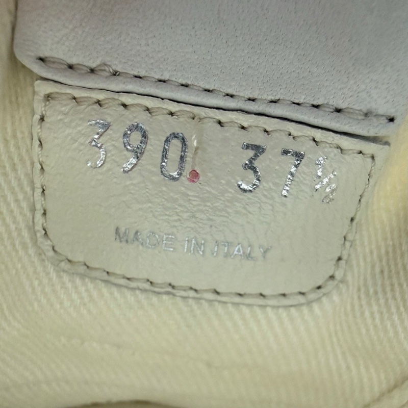 MIU MIU繆繆刺繡字母徽標 穆勒鞋 EVA女款 象牙白37.5碼-5