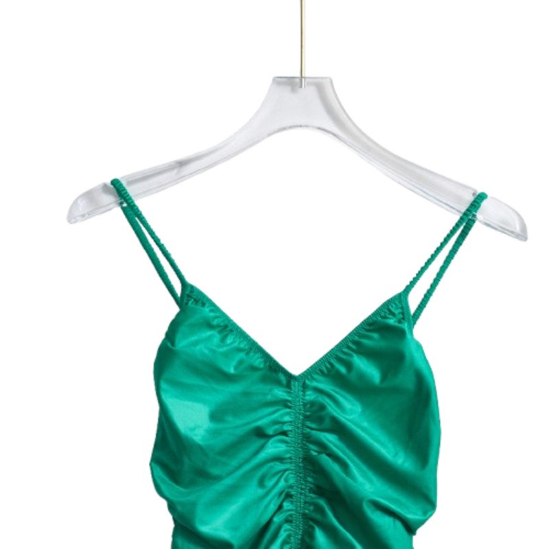 Alexander Wang 王大仁 綠色褶皺吊帶連衣裙 S碼-2