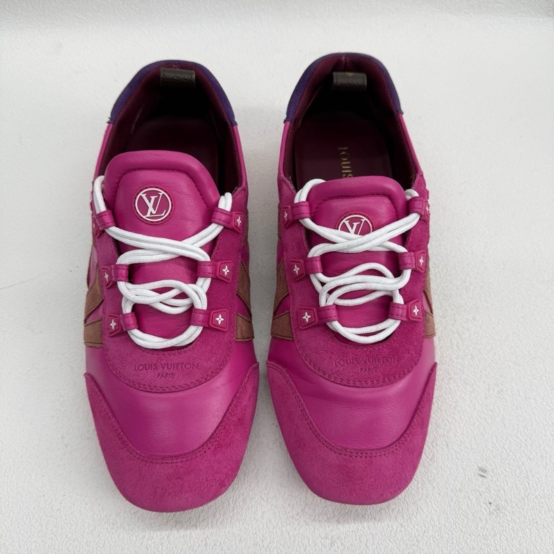 LV Sneakerina 德訓鞋 芭蕾風 女款 紫紅色  38碼-1