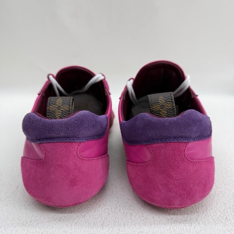 LV Sneakerina 德訓鞋 芭蕾風 女款 紫紅色  38碼-4