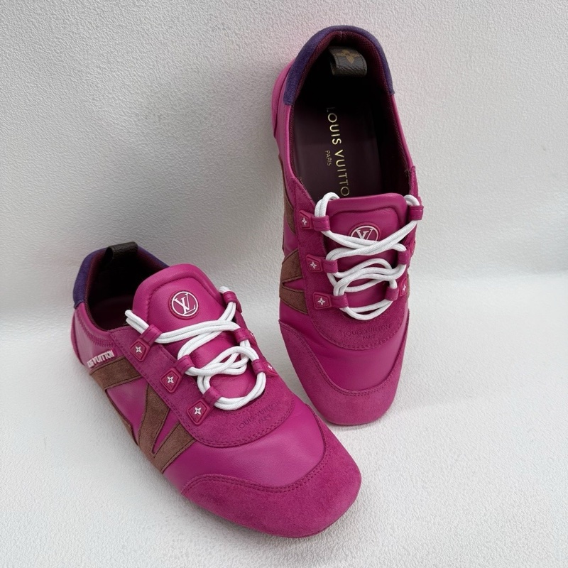 LV Sneakerina 德訓鞋 芭蕾風 女款 紫紅色  38碼-7