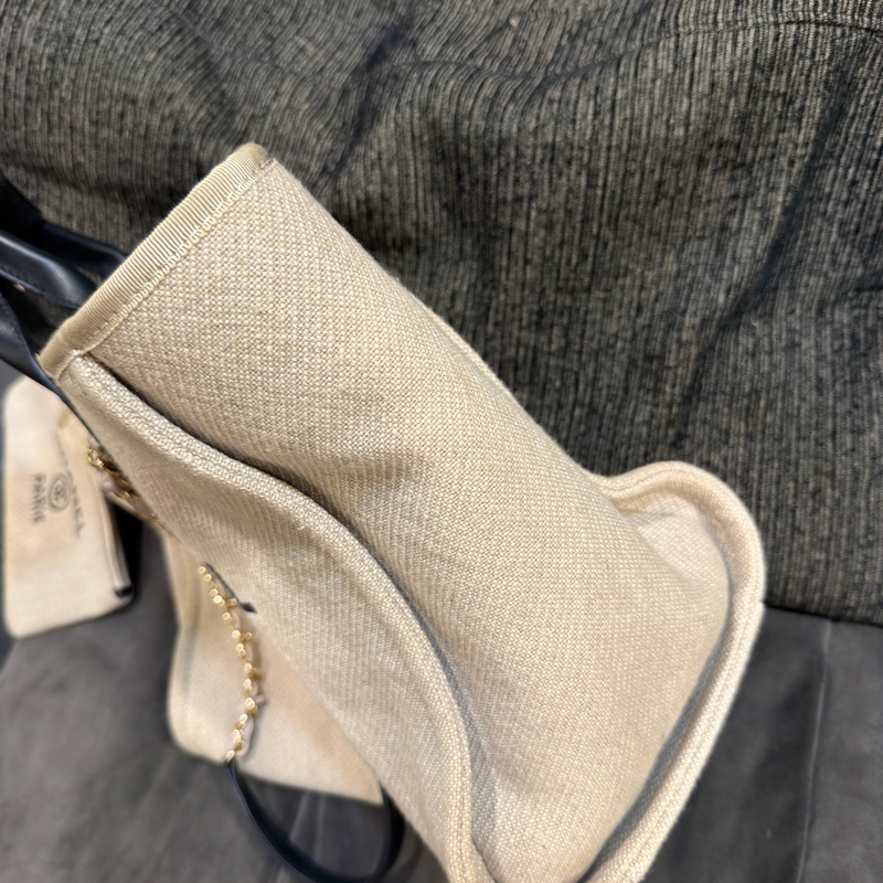 #近新閒置 #芯片款 #全配🈶購證 香奈兒熊貓配色沙灘包 小鞥#夏天必備🔥-6