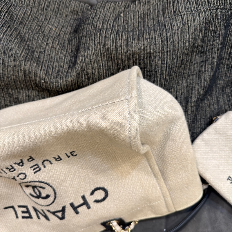 #近新閒置 #芯片款 #全配🈶購證 香奈兒熊貓配色沙灘包 小鞥#夏天必備🔥-12