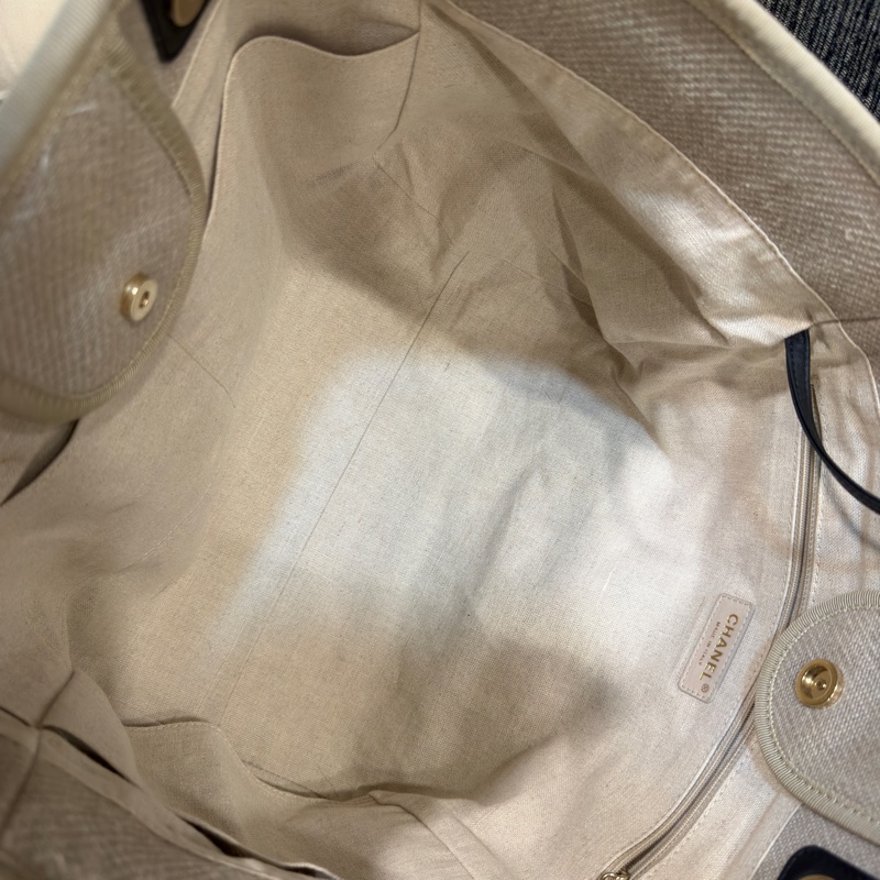 #近新閒置 #芯片款 #全配🈶購證 香奈兒熊貓配色沙灘包 小鞥#夏天必備🔥-14