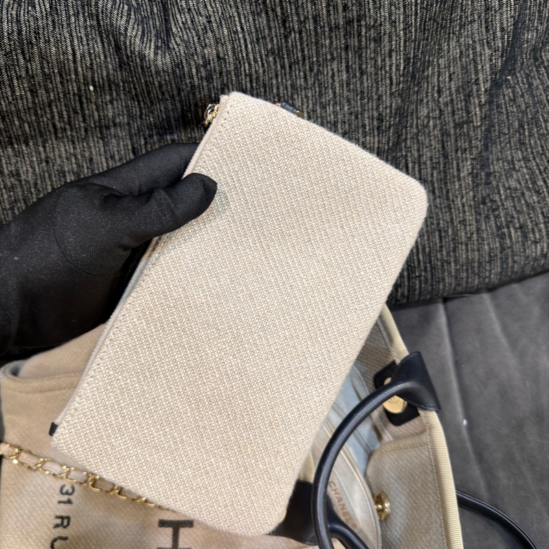 #近新閒置 #芯片款 #全配🈶購證 香奈兒熊貓配色沙灘包 小鞥#夏天必備🔥-18