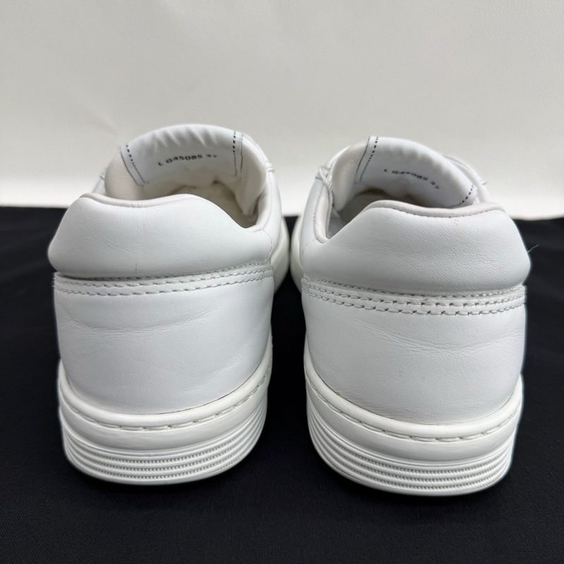 CHANEL香奈兒 女款 白色 金色字母logo標語 37碼-4