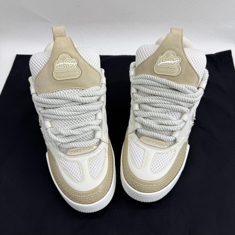 LV路易威登 Skate 小牛皮 女款 米棕色 淺褐色 38碼-8