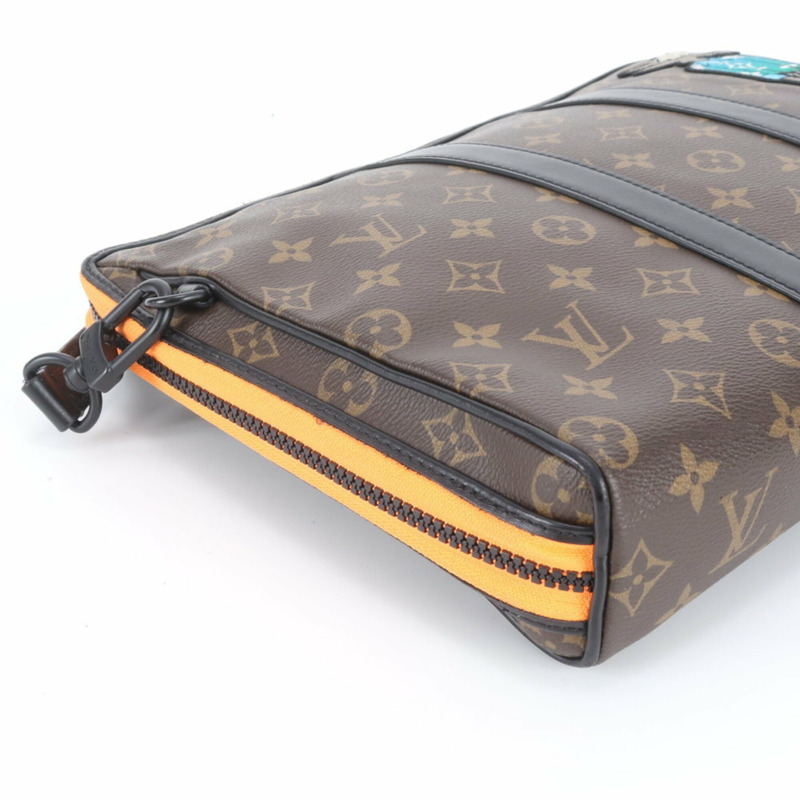 路易威登 Monogram LV Friends Keepall 手提包/手拿包 M80130 男士真皮托特包/手拿包-5