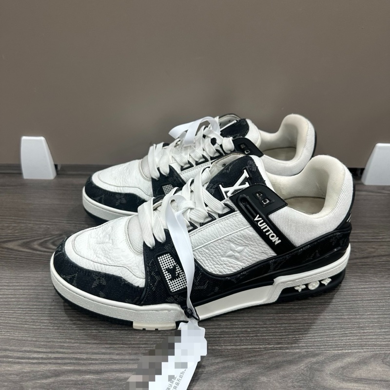 98🆕Louis Vuitton LV Trainer熊猫男士运动鞋40.5-0
