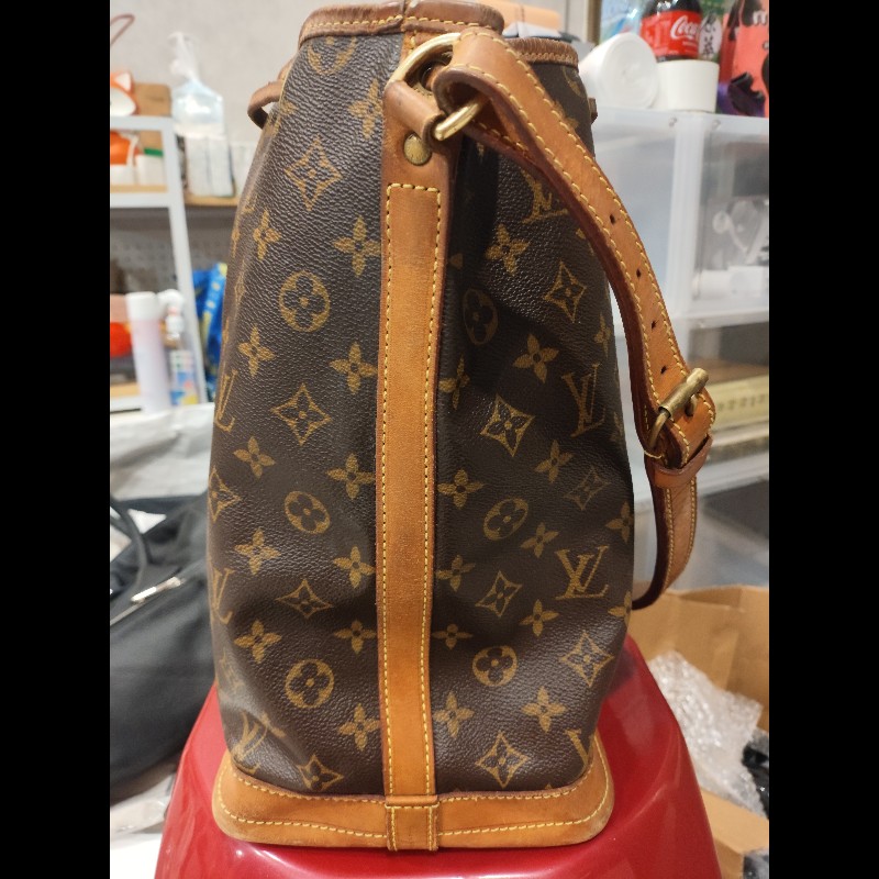 Louis Vuitton Monogram Noé 老花水桶包 肩背包 老件-3