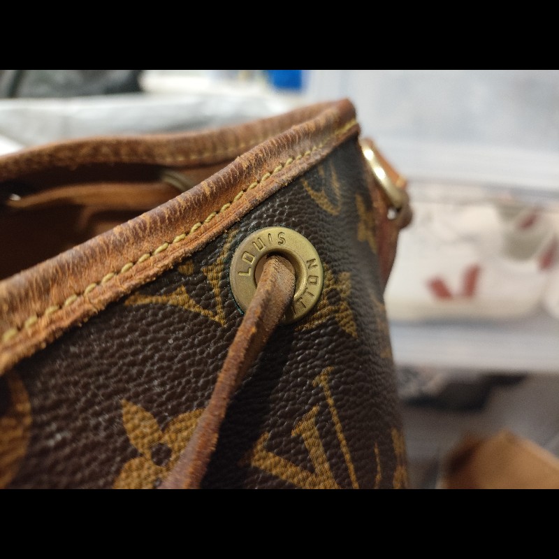 Louis Vuitton Monogram Noé 老花水桶包 肩背包 老件-7