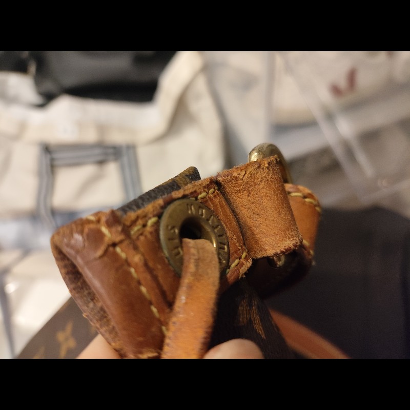 Louis Vuitton Monogram Noé 老花水桶包 肩背包 老件-15