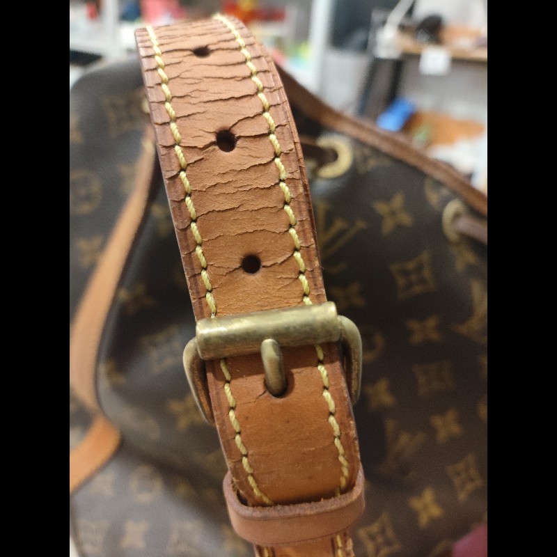 Louis Vuitton Monogram Noé 老花水桶包 肩背包 老件-17
