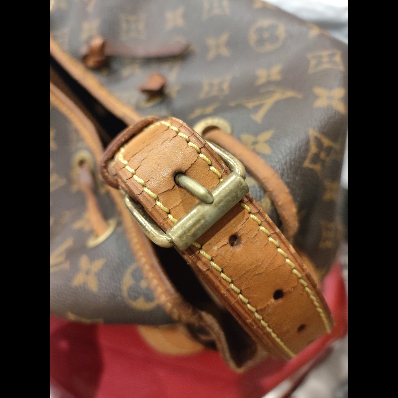 Louis Vuitton Monogram Noé 老花水桶包 肩背包 老件-23