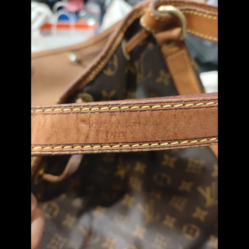 Louis Vuitton Monogram Noé 老花水桶包 肩背包 老件-24