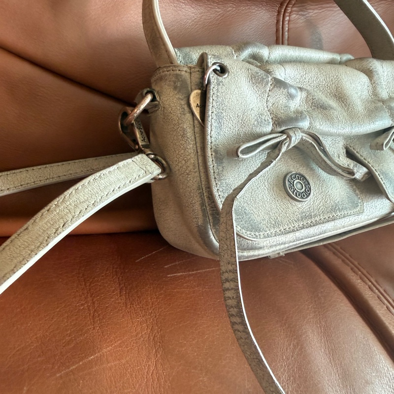 Acne Studios蝴蝶結小包包-12