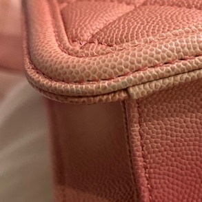 香奈兒粉紅漸層口蓋包 sunset on the sea bag-27