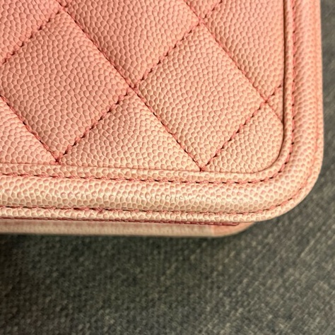 香奈兒粉紅漸層口蓋包 sunset on the sea bag-35