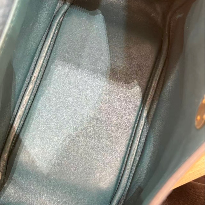 🌈Hermes💚Mini Lindy一代💚W0博斯普魯斯綠金扣🌈98新🌟TC皮🌟minilindy🌟lindy🌟愛馬仕🌟-6