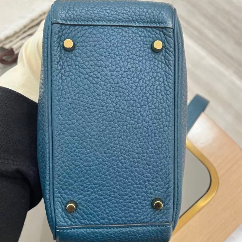 🌈Hermes💚Mini Lindy一代💚W0博斯普魯斯綠金扣🌈98新🌟TC皮🌟minilindy🌟lindy🌟愛馬仕🌟-8