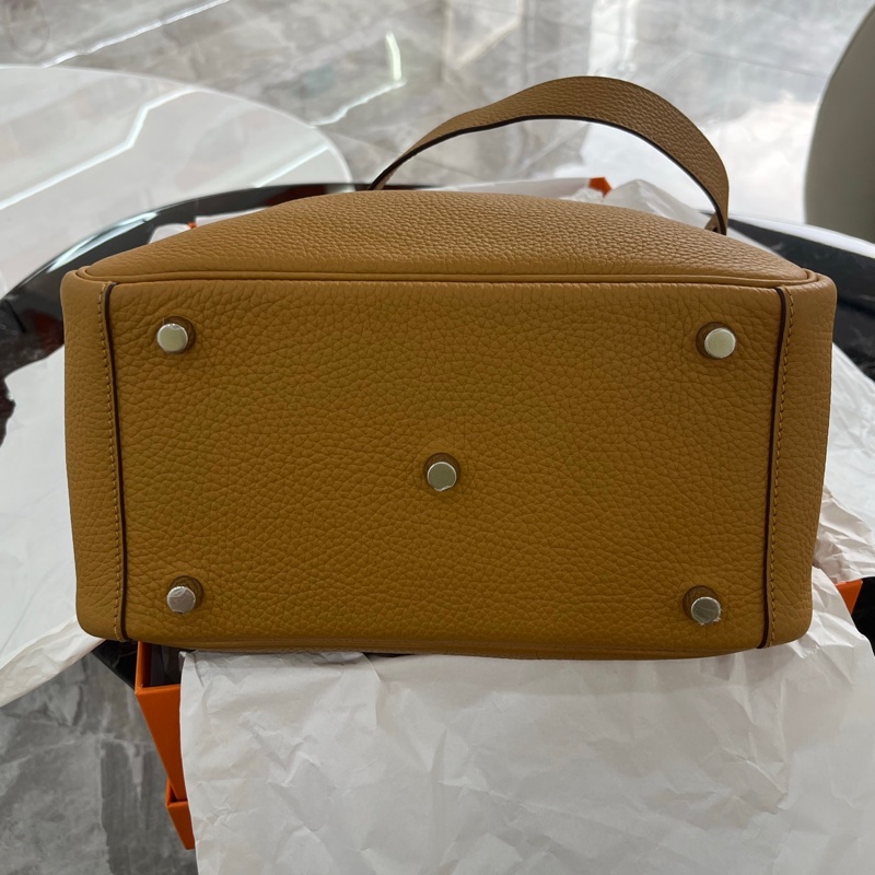 🌈Hermes🧡Lindy 26🧡芝麻色銀扣🌈99新閑置🌟有盒🌈TC皮🌟lindy26🌟lindy🌟愛馬仕🌟-7