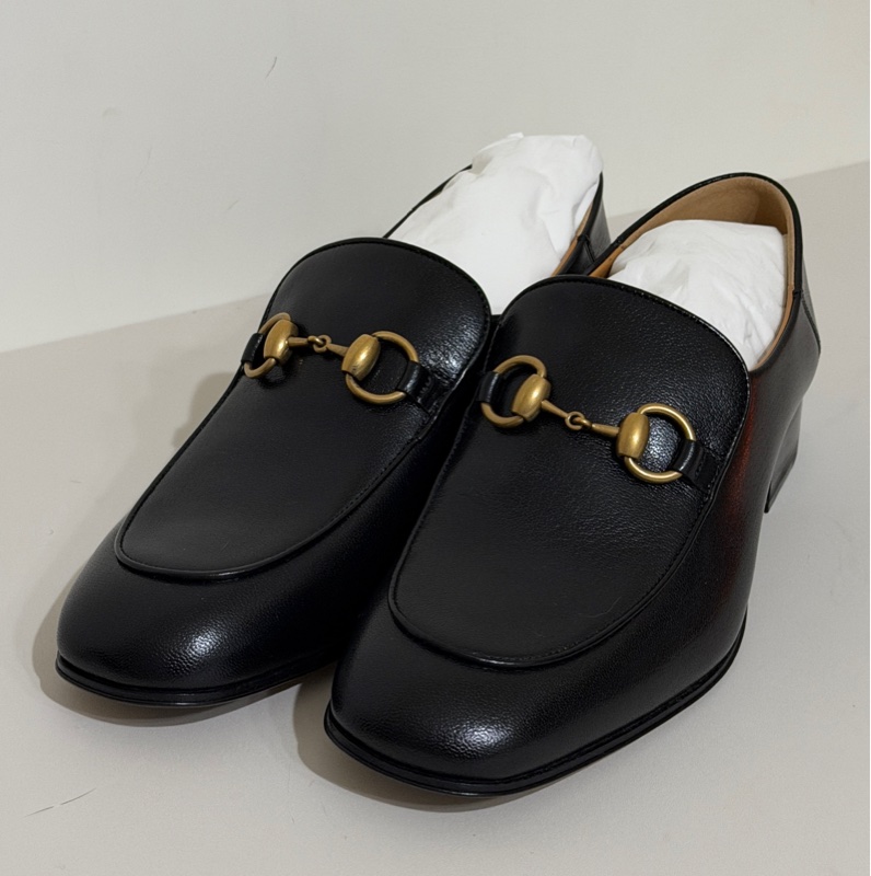 914intheair『全新閒置』Gucci古馳經典馬銜釦樂福鞋38.5（24.5cm)-1