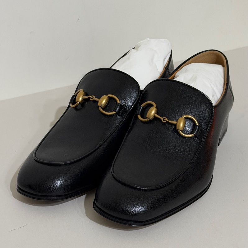914intheair『全新閒置』Gucci古馳經典馬銜釦樂福鞋38.5（24.5cm)-6