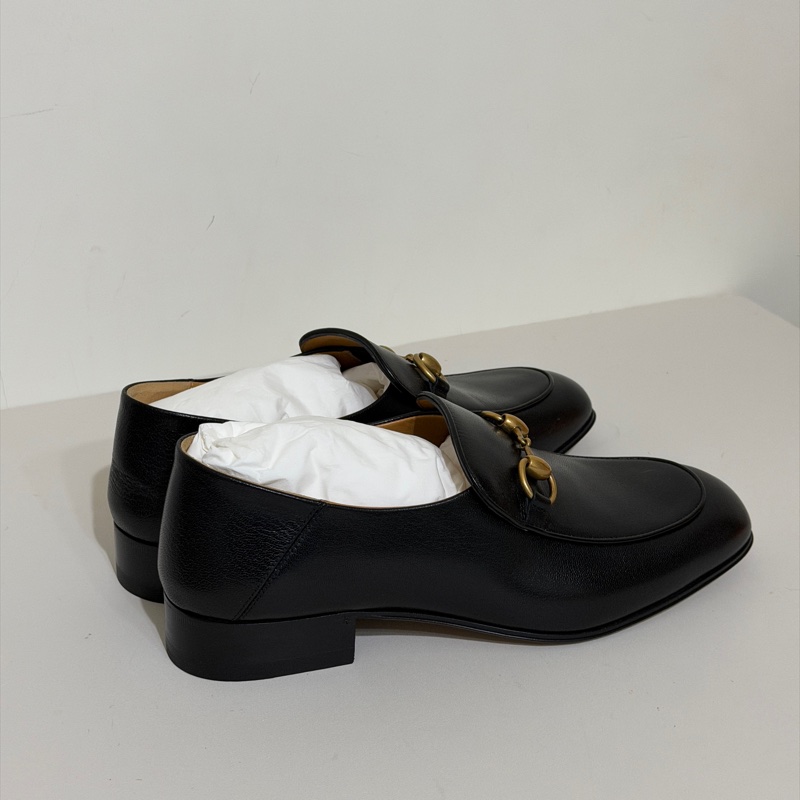 914intheair『全新閒置』Gucci古馳經典馬銜釦樂福鞋38.5（24.5cm)-10
