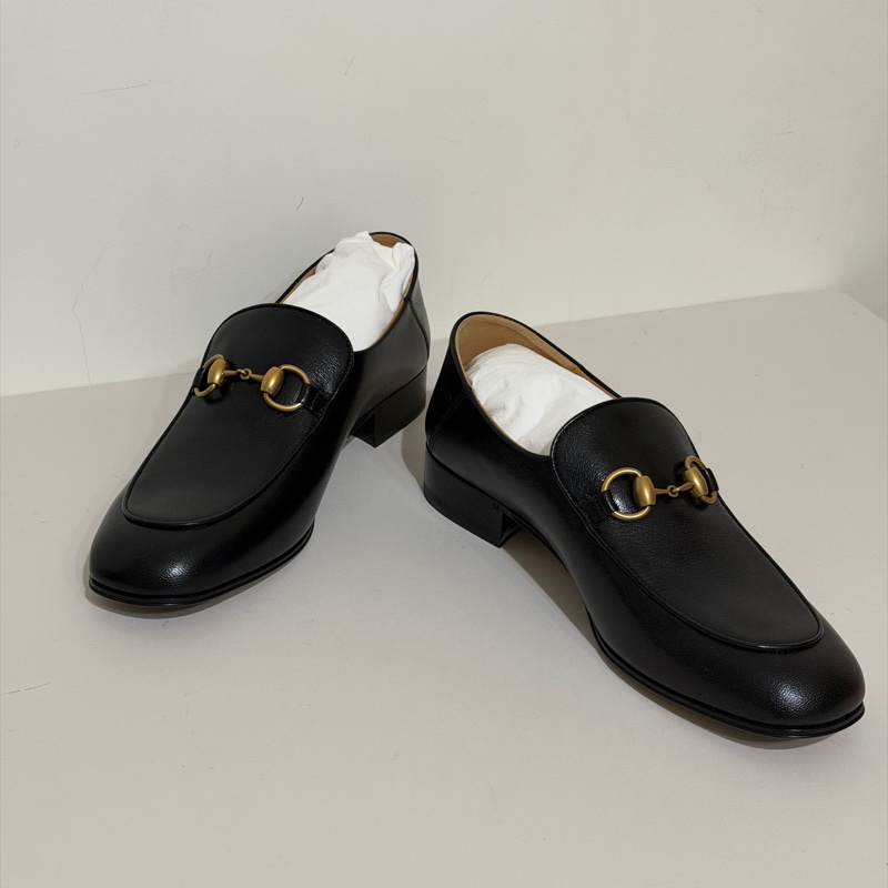914intheair『全新閒置』Gucci古馳經典馬銜釦樂福鞋38.5（24.5cm)-11