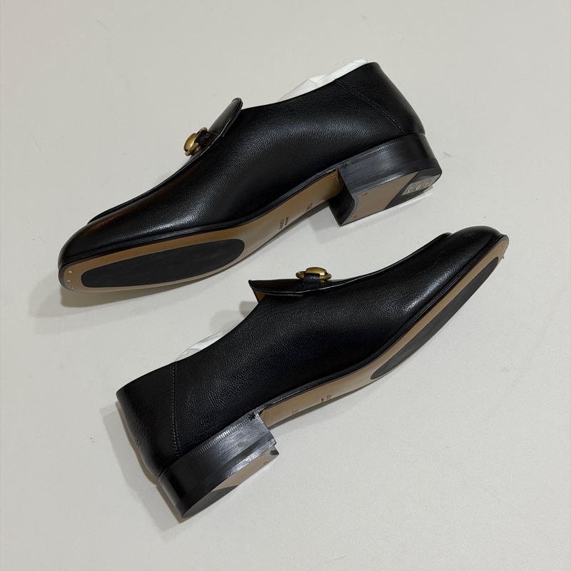 914intheair『全新閒置』Gucci古馳經典馬銜釦樂福鞋38.5（24.5cm)-14