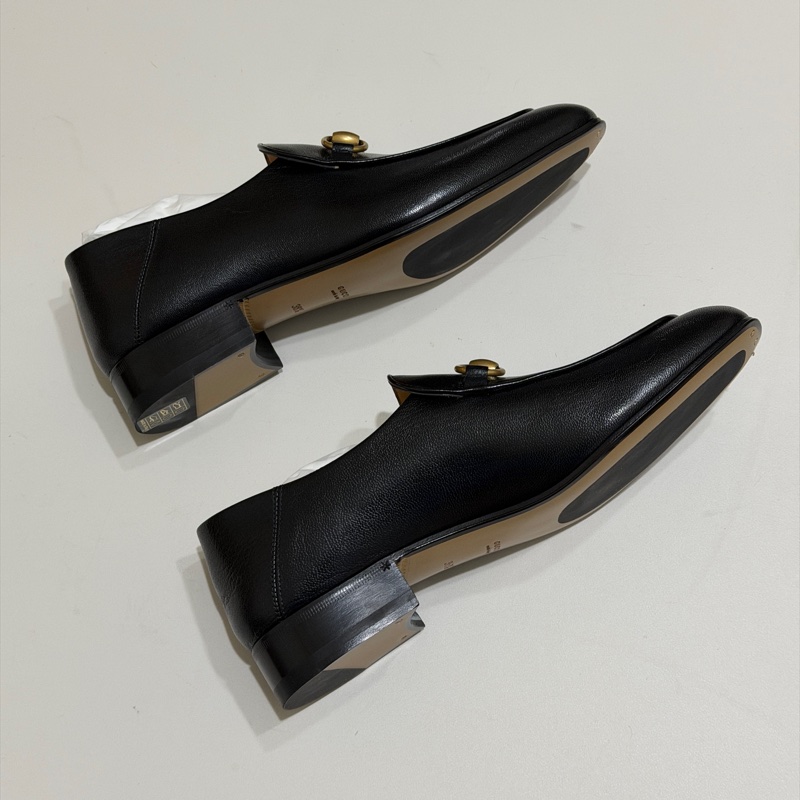 914intheair『全新閒置』Gucci古馳經典馬銜釦樂福鞋38.5（24.5cm)-15